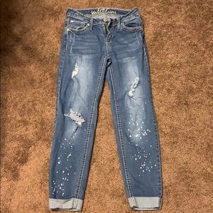 Distressed Boyfriend Jeans